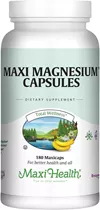 מקסי הלט מגנזיום בכמוסות 180 כמוסות | Maxi Health Magnesium Capsules 180 Caps Vitamins4u