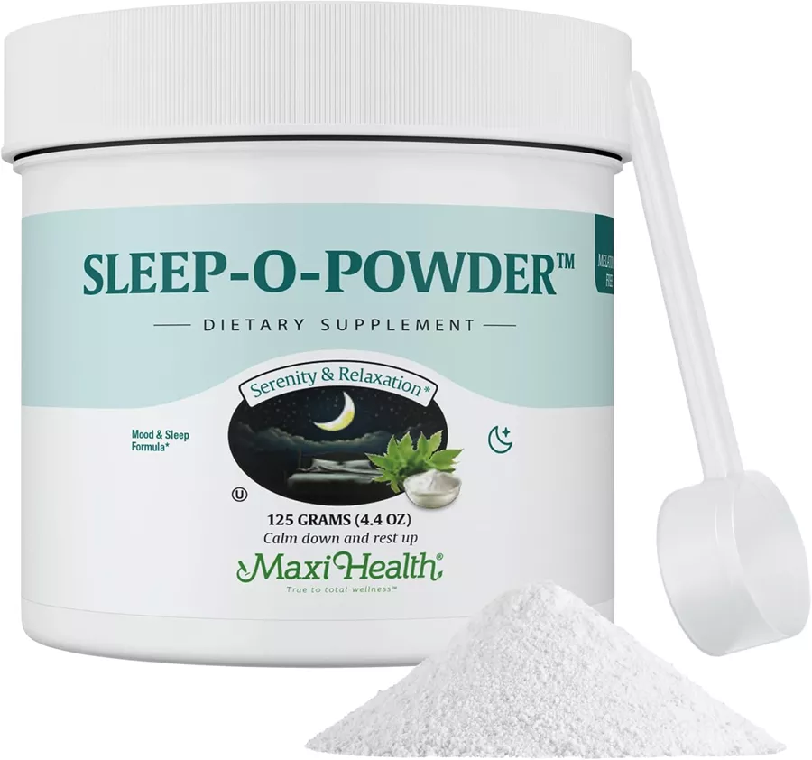 מקסי הלט סליפו מקס אבקה 125 גרם | Sleep O Powder, 4.4 Oz Maxi Health