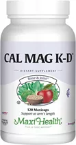 מקסי הלט קל מג קיי די 120 כמוסות  | MAXI HEALTH Cal Mag K D 120 Caps Vitamins4u