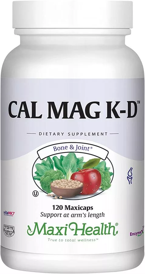 מקסי הלט קל מג קיי די 120 כמוסות  | MAXI HEALTH Cal Mag K D 120 Caps