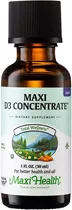 מקסי הלט טיפות D3 מרוכז 1000 יחב"ל 30 מ"ל | MAXI HEALTH D3 Concentrate 1000 1 Fl Oz Vitamins4u
