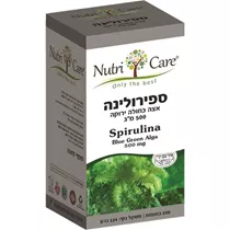 ספירולינה 500 מ"ג 200 כמוסות נוטריקר Vitamins4u