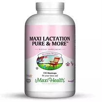 מקסי הלט לקטיישן פיור & מור 135 קפסולות | MAXI HEALTH Lactation Pure & More 135 Caps Vitamins4u