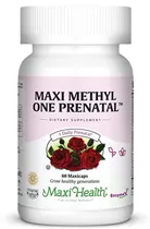 מקסי הלט מתיל פרנטל אחד ליום 60 כמוסות | MAXI HEALTH Methyl One Prenatal 60 Caps Vitamins4u