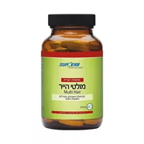 מולטי הייר 60 טבליות סופהרב | SUPHERB‎ ‎MULTI‎ ‎HAIR Vitamins4u