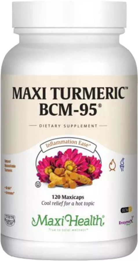 כורכומין 120 כמוסות מקסי הלט |  Turmeric Bcm-95 120 Caps