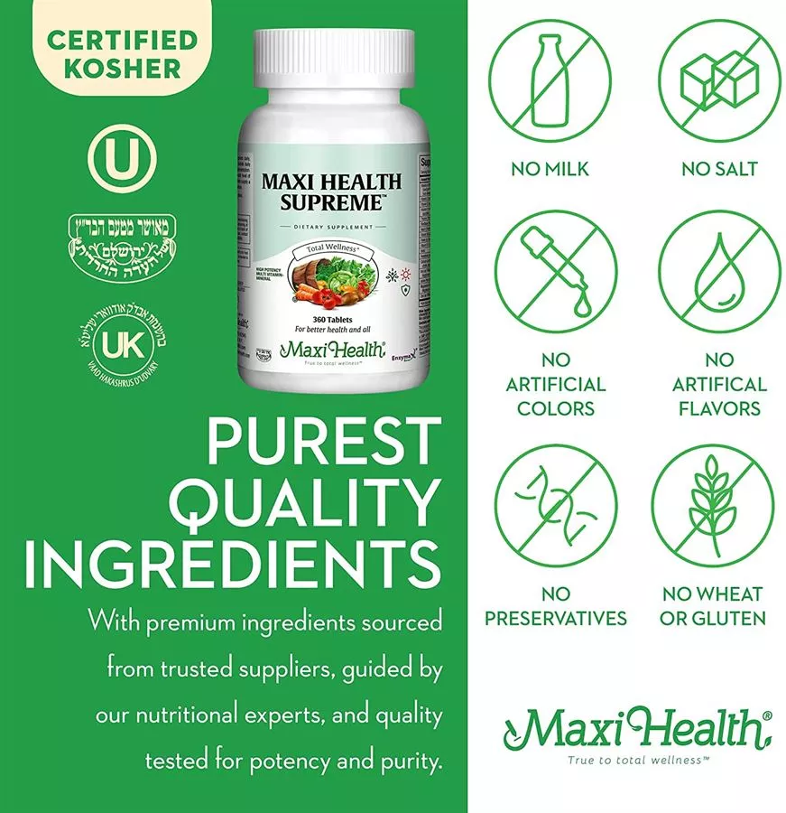 מקסי הלט סופרים Maxi Health Supreme 360 Tabs