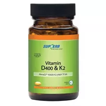 ויטמין K2+ D400 סופהרב | D400 K2 Vitamin Vitamins4u