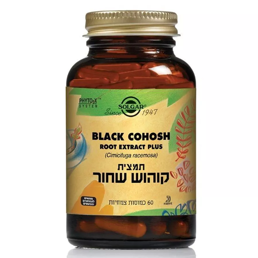 קוהוש שחור - תמצית תקנית 60 כמוסות סולגאר | Black Cohosh Root SFP