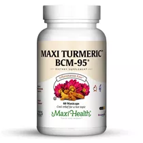 כורכומין 60 כמוסות מקסי הלט | Turmeric Bcm-95 60 Caps Vitamins4u