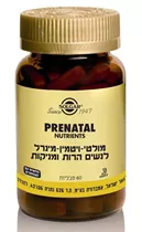 פרנטאב (פרנטל) מולטי ויטמין-מינרל להריון והנקה  סולגאר | Prenatab Nutrients Vitamins4u