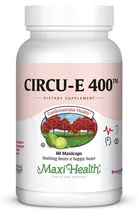 מקסי הלט E 400 כמוסות 60 |   MAXI HEALTH Circu E 400 60 Caps Vitamins4u