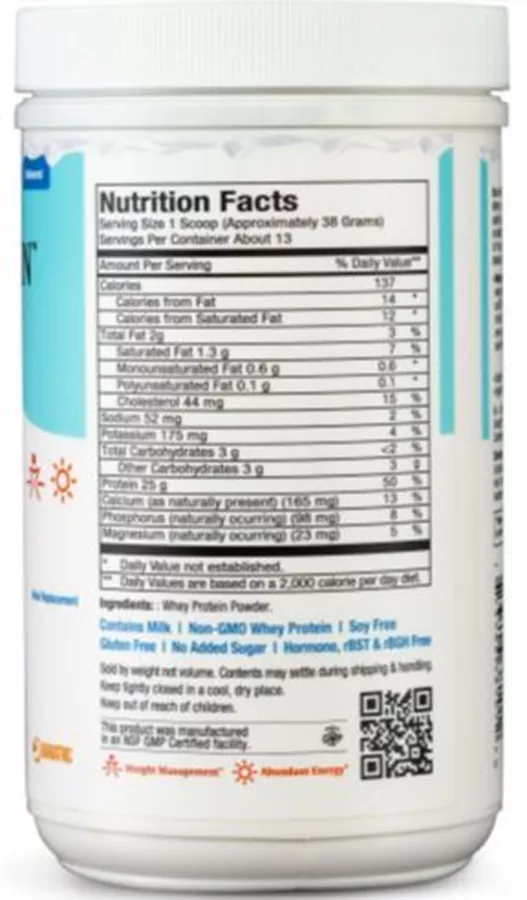 אבקת חלבון חלבי ללא טעם מקסי הלט | Whey Protein Unflavored 1.03 Lb