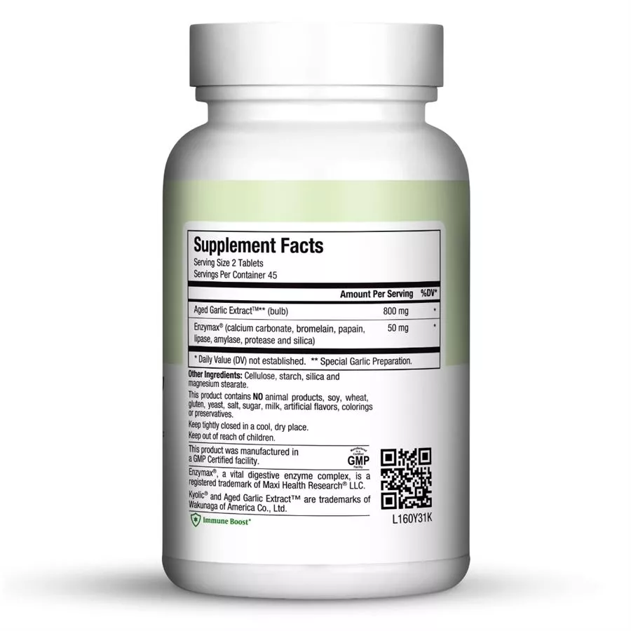 מקסי הלט קיוליק 90 טבליות | MAXI HEALTH Kyolic Tablets 90 Tabs