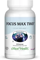 מקסי הלט פוקוס מקס טו 60 כמוסות | Maxi health Focusmax Two 60 Caps Vitamins4u