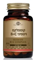 קומפלקס ויטמיני B+C  סולגאר 30 טבליות Vitamins4u