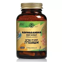 שורש אשווגנדה - תמצית תקנית 60 כמוסות סולגאר | Ashwagandha (Withania somnifera) SFP Vitamins4u