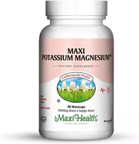 פוטסיום מגנזיום 90 כמוסות מקסי הלט | Potassium Magnesium 90 Caps Vitamins4u