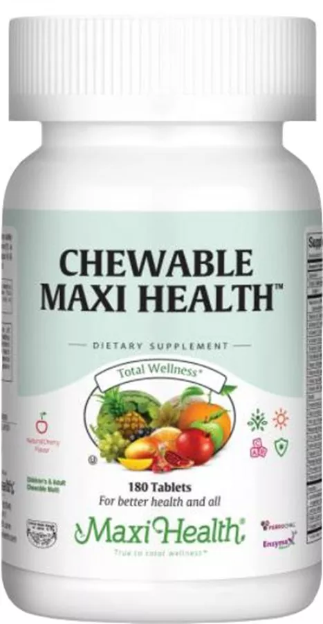 מקסי הלט מולטי ויטמין ללעיסה 180 סוכריות | Chewable Maxi Health 180 Chews