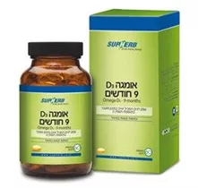 אומגה D3 תשעה חודשים סופהרב | Omega D3-9 months Vitamins4u