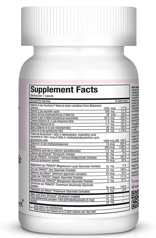 מקסי הלט מתיל פרנטל אחד ליום 60 כמוסות | MAXI HEALTH Methyl One Prenatal 60 Caps