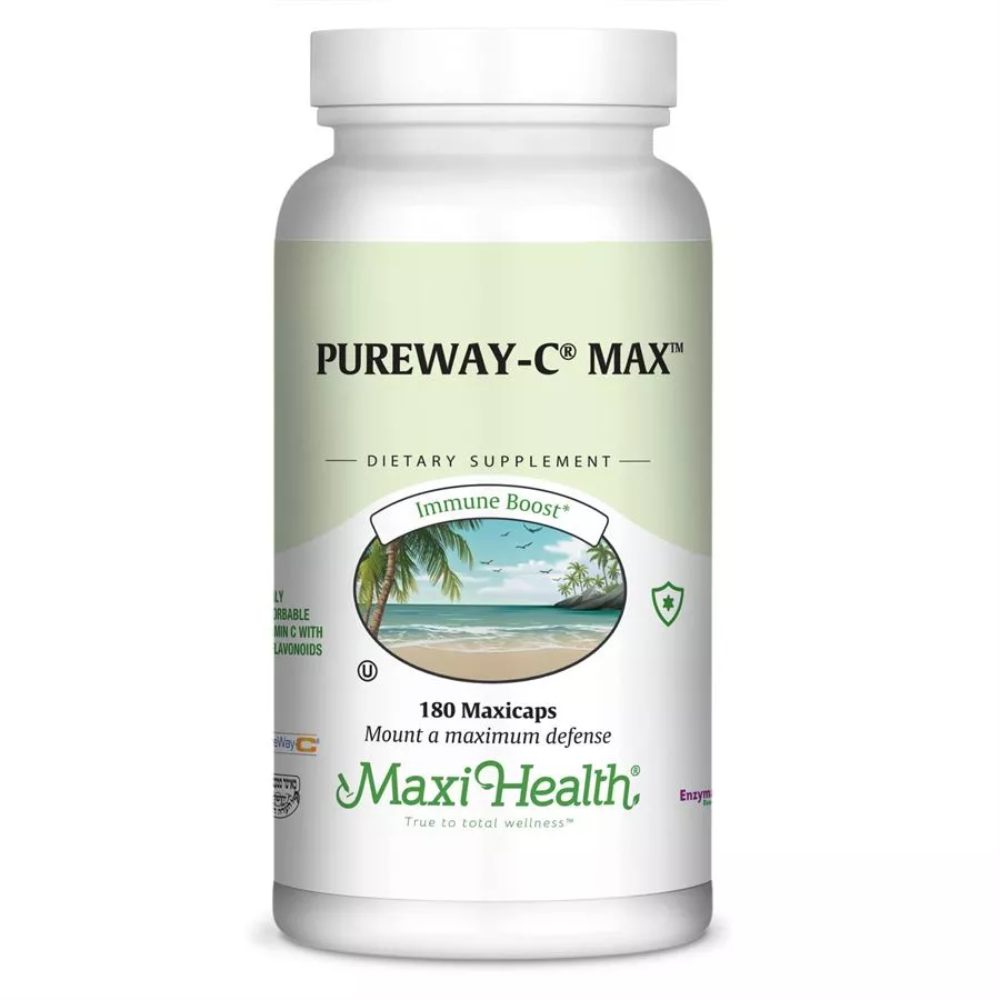 פיור way סי 180 כמוסות מקסי הלט  |  כמוסות Pureway C Max 180 Caps