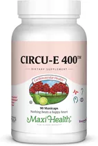 מקסי הלט E 400 כמוסות 90 |   MAXI HEALTH Circu E 400 90 Caps Vitamins4u