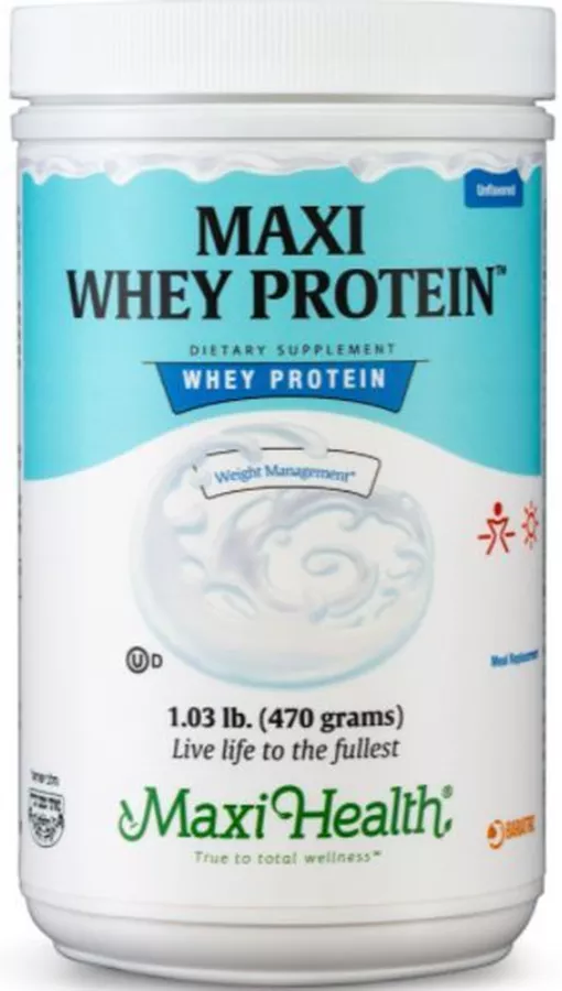 אבקת חלבון חלבי ללא טעם מקסי הלט | Whey Protein Unflavored 1.03 Lb