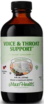 מקסי הלט פורמולה לקול צלול 237 מ״ל | Maxi Health Voice & Throat Support 8 Fl Oz Vitamins4u